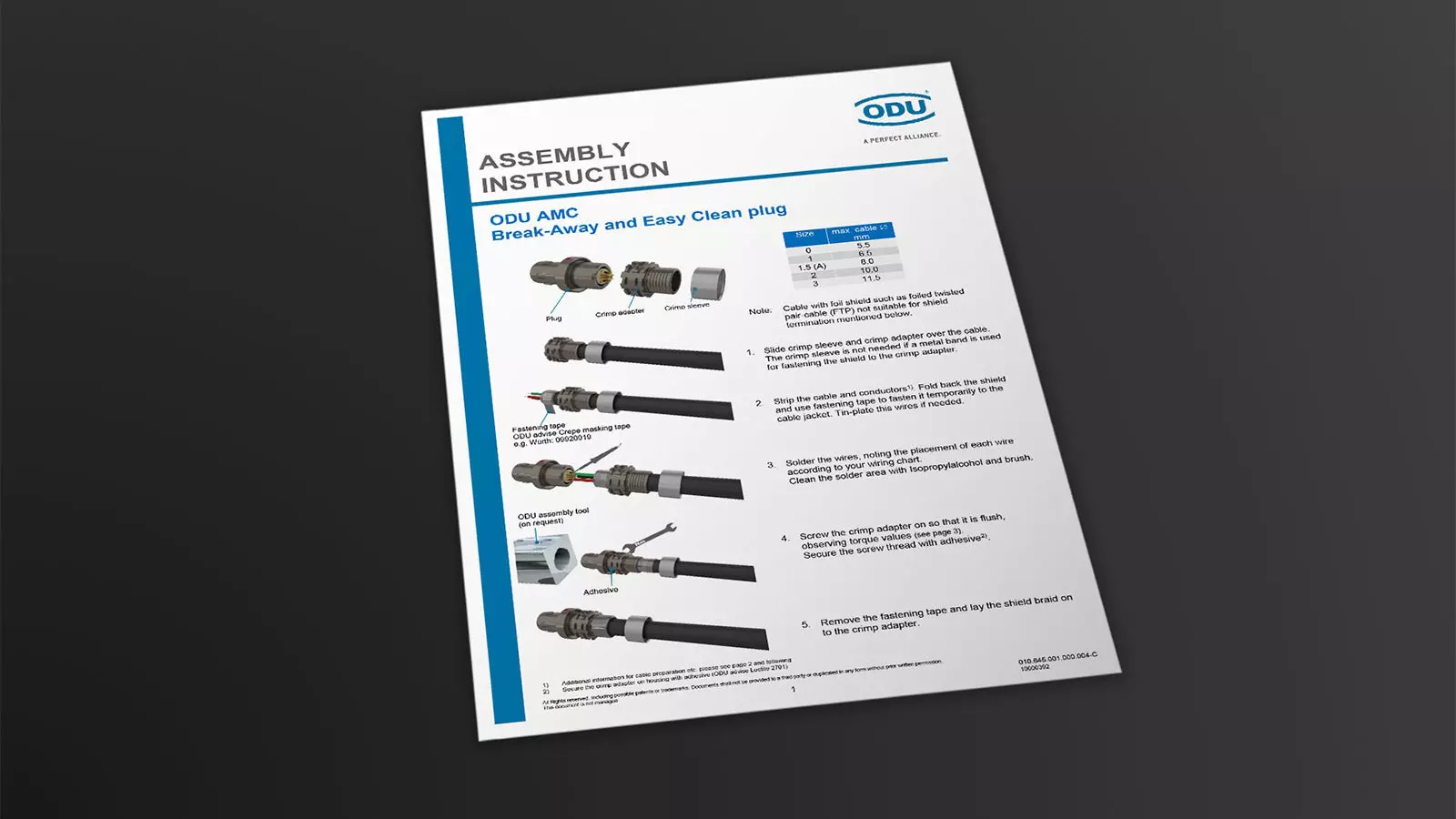 Downloads | ODU AMC® | ODU Connector Systems