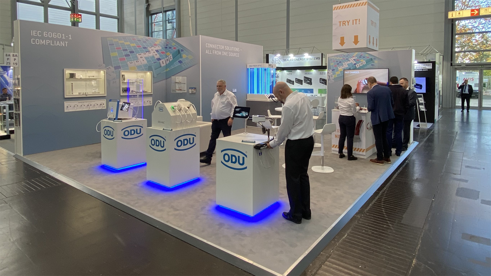 Broad connector portfolio for medical technology - ODU at the Compamed 2024